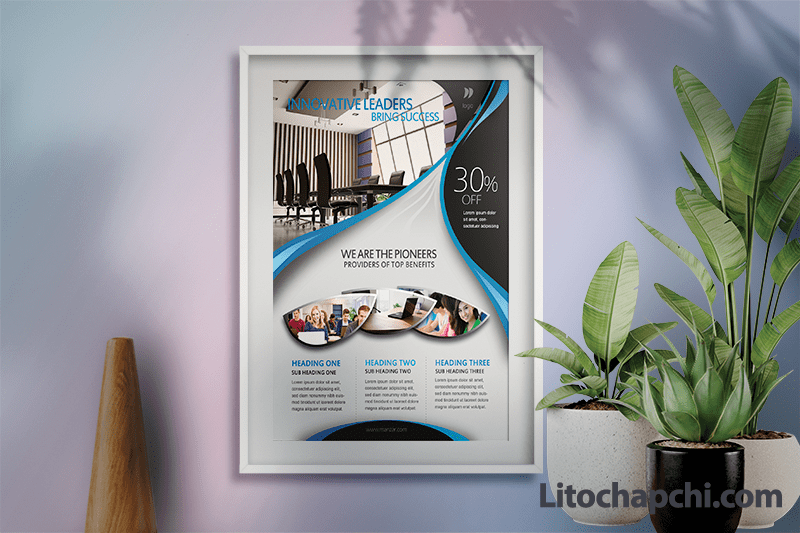 آرشیو طراحی پوستر آبی ، چاپ با کیفیت بالا و کمترین هزینه