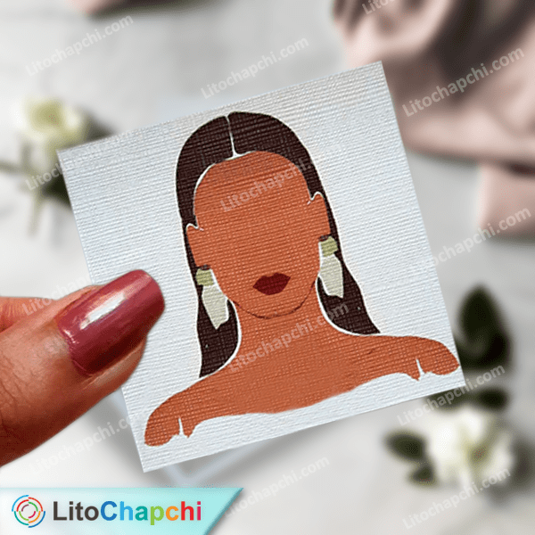 طراحی و چاپ کارت ویزیت کتان ایتالیا مربع ، دورو ، دور تیز