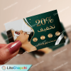 طراحی و چاپ آنلاین کارت ویزیت پی وی سی 300 میکرون