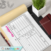 طراحی و چاپ آنلاین فاکتور کاربن لس